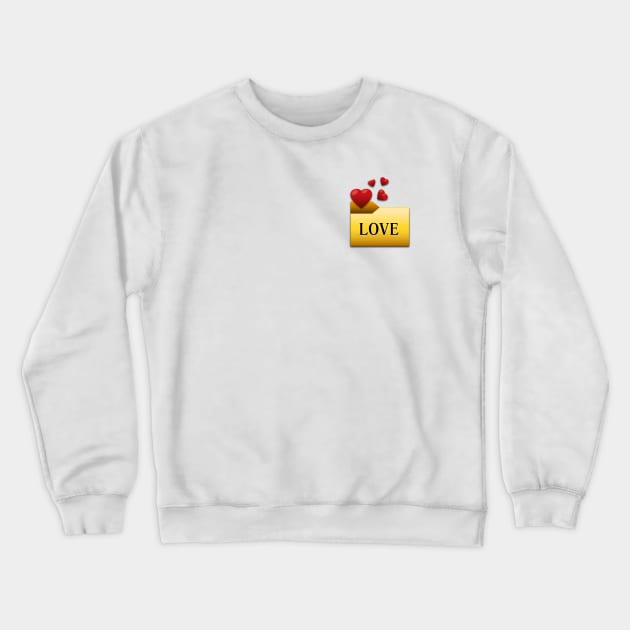 Love folder Crewneck Sweatshirt by Lady_M